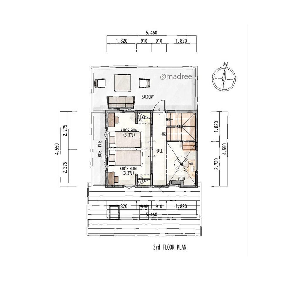 今後周辺に家が建つことを想像する必要がある土地に合った間取り